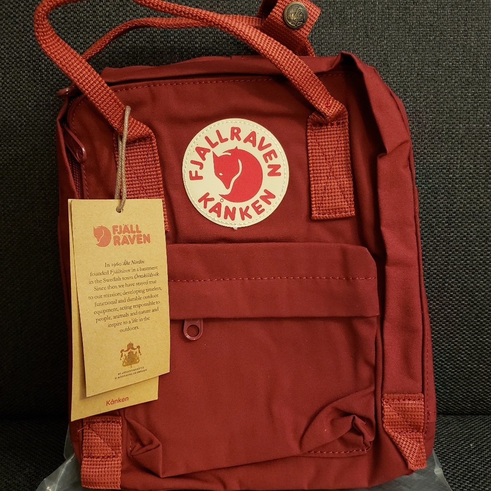 Fjallraven Kanken Mini Maroon Backpack
